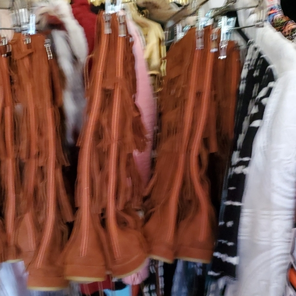 On The Fringe Boot Sandals - Picture 3 of 4